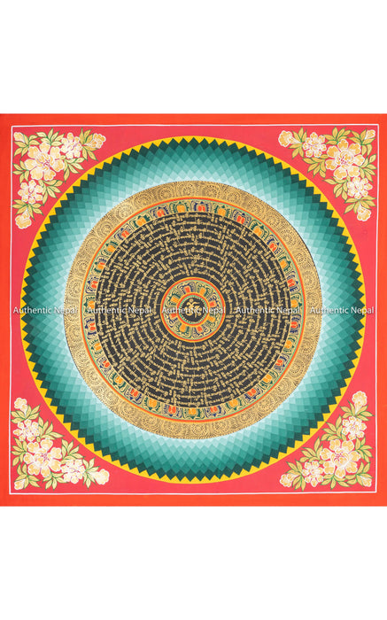 Mantra Mandala Thangka 56*56 CM