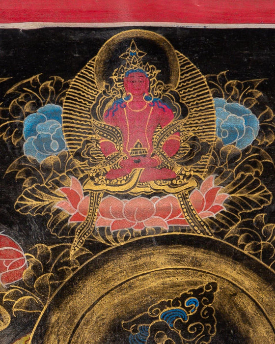 Antique Green Tara Thangka 70*50 CM