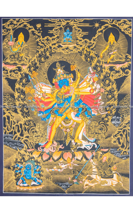 Yidam Kalachakra Thangka 67*51 CM