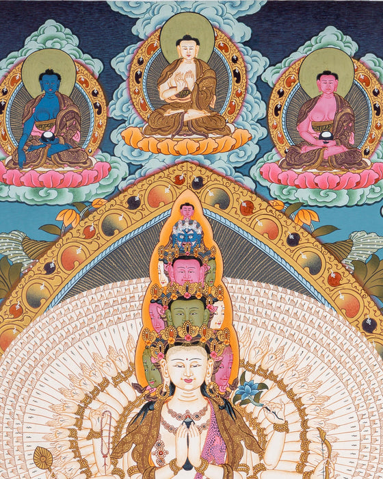 1000 Armed Avalokitesvara Thangka 96*70 CM