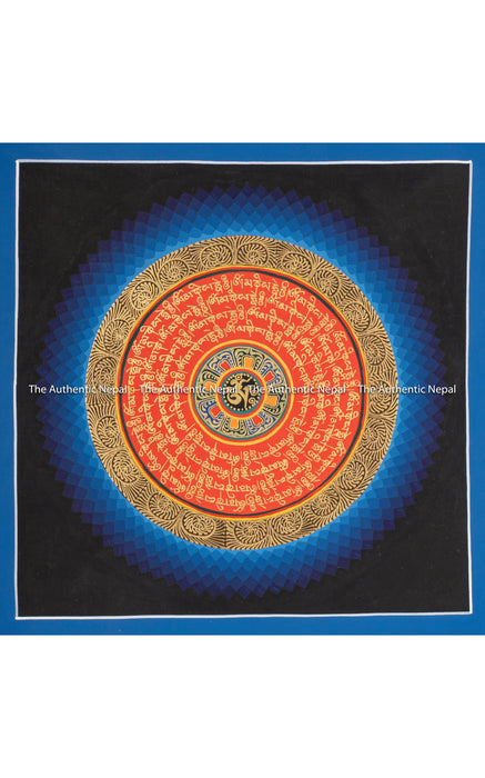 Mantra Mandala Thangka 35*35 CM