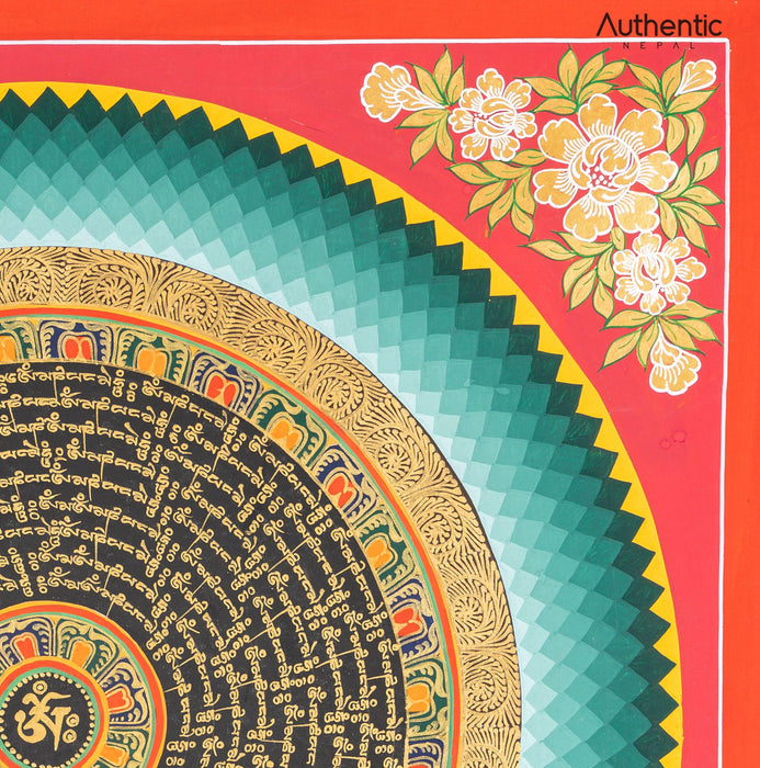 Mantra Mandala Thangka 56*56 CM