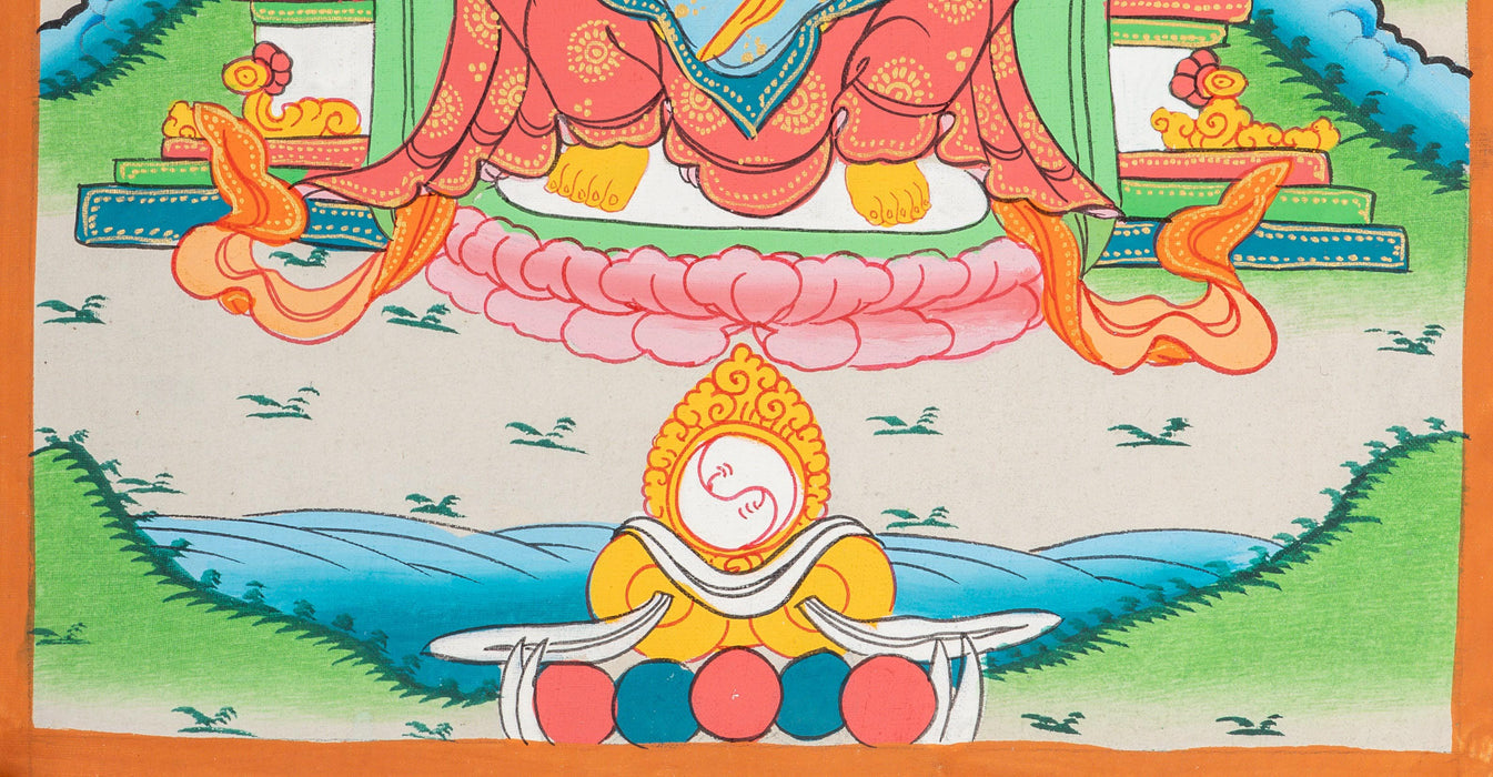 Maiteya Buddha Thangka 39*28 CM