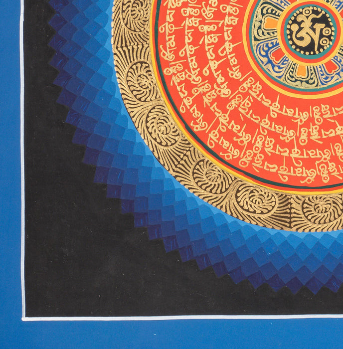 Mantra Mandala Thangka 35*35 CM