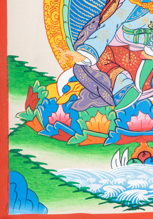 Guru Rinpoche Thangka 39*28 CM