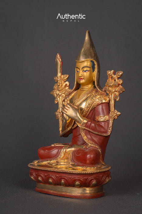 Tsongkhapa with his discipal 18CM