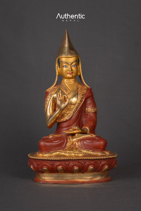 Tsongkhapa with his discipal 18CM