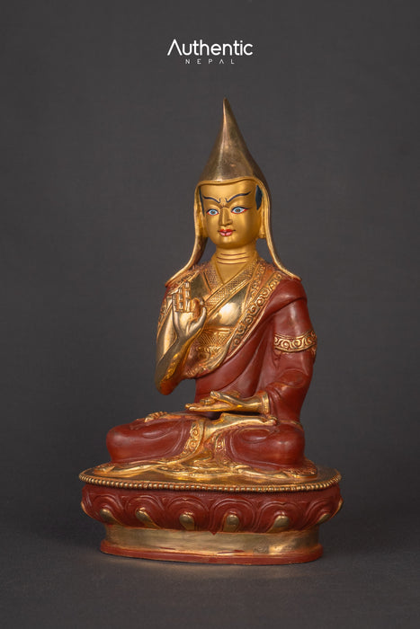 Tsongkhapa with his discipal 18CM