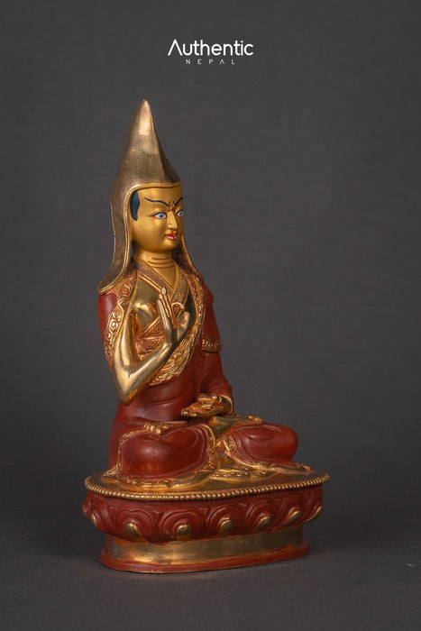 Tsongkhapa with his discipal 18CM