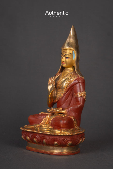 Tsongkhapa with his discipal 18CM