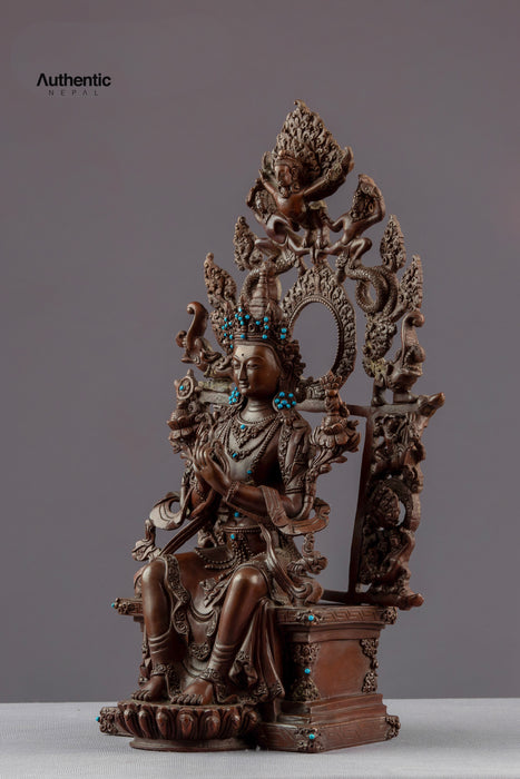 Handcrafted Maitreya Buddha Statue 25 CM